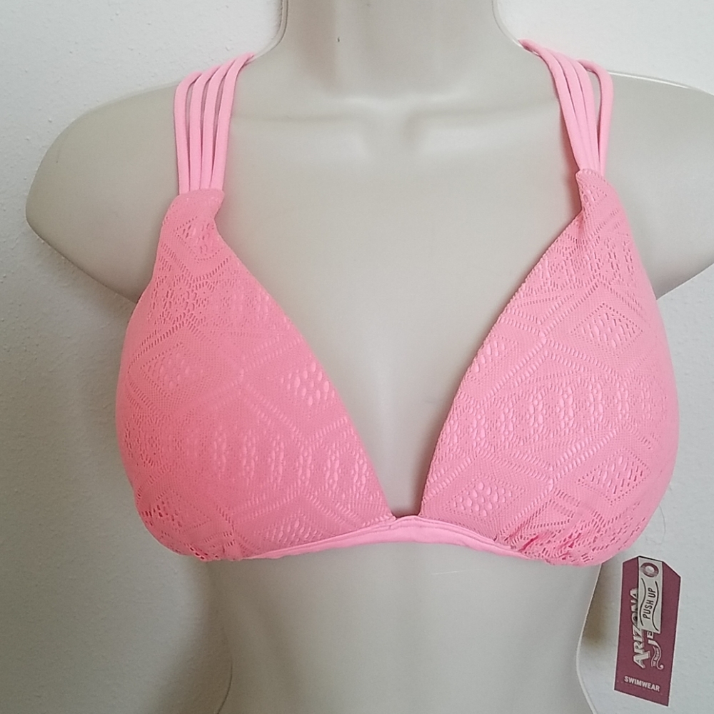 NWT pink push up bikini